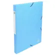 Opbergdoos Exabox Rug 25 mm Glanzend karton - A4 - Turquoise - Exacompta