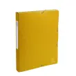 Klasseerdoos glansk. rug 25mm  A4 geel 