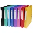 Opbergdoos Exabox Rug 40 mm Glanzend kaartpapier - A4 - Assortiment kleuren - Exacompta 
