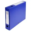 Drukordner met rug van 60 mm, polypropyleen 7/10e, ondoorzichtig - A4 - Blauw - Exacompta