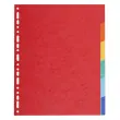 Tabblad recycled karton 220g  A4+ 6 tabs 