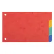 Tabbladen voor glanzende Bristol-kaarten 225 g/m2 4 posities - 100 x 150 mm - Exacompta 