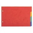 Tabbladen voor glanzende bristolkaarten 225 g/m2 4 posities - A5 148 x 210 mm - Exacompta
