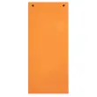 Pakket van 100 effen horizontale tabbladen, geperforeerd - 105 x 240 mm - Oranje - Exacompta 