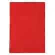 Kartonnen doos met 100 hoesjes, gladde PVC-hoek, hoge weerstand 13/100e - A4 - Rood - Exacompta 