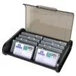 VISITEKAARTBOX ZWART-P/1