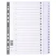 Tabbladen karton 160g A4+ 1-20 wit