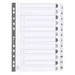 Gedrukte tabbladen met gelamineerde tabs - 12 tabs 1 tot 12 - A4 - Wit - Exacompta