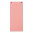 Pakket van 100 effen horizontale tabbladen met perforatie Forever - 105 x 240 mm - Roze - Exacompta 