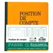 Gaatjespositie rekening 21 x 19 cm 80 pagina's - Exacompta 