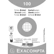 Pak van 100 kaartjes onder folie - bristol geruit 5 x 5 niet-geperforeerd 105 x 148 mm - Wit - Exacompta