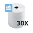Rol papier voor kassabonnen 80 x 80 mm - 1-laags thermisch 55 g/m2 zonder BPA - Exacompta