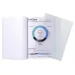 Zakje van 10 presentatiemapjes om te binden met Serodo glad PVC 20 x 100 micron - A4 - Kristal - Exacompta 
