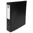 PVC omslagenmap met 4 D-ringen van 50 mm op de binnenkant van de achterflap - maximaal A4 - Zwart - Exacompta