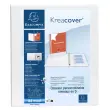 Aanpasbare PP-ringmap Kreacover - 4 D-ringen van 15 mm - Maximaal A4 - Wit - Exacompta