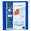 Aanpasbare PP-ringmap Kreacover - 4 D-ringen van 50 mm - Maximaal A4 - Blauw - Exacompta