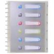 Verwijderbare ringbanden hoesjes van polypropyleen Crystal 60 pagina's - A4 - Kristal - Exacompta 