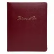 Gastenboek Alpille 26x22cm 140bl rood 