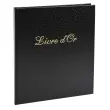 Gastenboek Balacron met titel 140 witte pagina's - 21 x 19 cm verticaal - Zwart - Exacompta