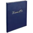 Gastenboek Balacron met titel 140 blanco pagina's - 21 x 19 cm verticaal - Assortimente kleuren - Exacompta 