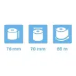 Rol voor weegschaal 76 x 70 mm - 1-laags thermisch 55 g/m2 zonder BPA - Exacompta