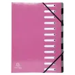 Sorteermap IDERAMA Harmonika 12vak roze