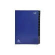 Economische starre sorteerder Ordonator 24 alfabetische vakken - 24 x 34 cm - Blauw - Exacompta