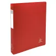 Ringmap 4 ringen 30 mm polypropyleen OPAK stijf 10/10e - A4 Maxi. - Rood - Exacompta