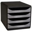 BIG-BOX Pastel zwart/pastel glanzend - Zwart/zilver - Exacompta