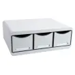 TOOLBOX MAXI 3 lades Office lichtgrijs 