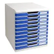 MODULO A4 10 laden - Lichtgrijs/blauw - Exacompta