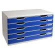 MODULO A3 5 gesl.laden lichtgrijs/blauw