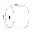 Bob 1pli therm 55 g 57 x 80 mm-76m (per 10) - Exacompta