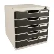 MODULO A4/5 grijs lu/zwarte sluiting met sleutel 