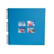 Alb spiraal 60p zwart 32x32cm MILANO Blauw 
