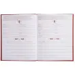 Keldersboek - 22 x 17 cm - 96 pagina's - Rood - Exacompta