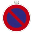 Plakbord Verboden. parkeren 30cm