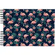 Album FLAMINGO - Spiraalbinding - 50 pagina's - 32 x 22 cm - Exacompta 