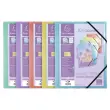 Elastische A4-map met 3 kleppen in polypropyleen KreaCover Pastel - Assortimente kleuren - Exacompta