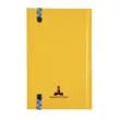 Gelijnd notitieboekje - 17 x 11 cm - 192 pagina's - Geel - Exacompta