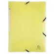 Elastisch overhemd met 3 kleppen A4 in polypropyleen Chromaline Pastel - Geel - Exacompta