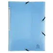 Elastomap 3kl PP A4 Chrom Pastel Blauw 