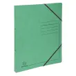 Elastiekmap met 2 ringen 15 mm A4 glanzend karton 355 g/m² - Groen - Exacompta