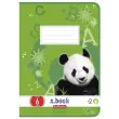 Cahier x.book - A5 - lijntjes 8v / rechthoeken - Herlitz 