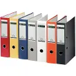 20 LEITZ plastic ordners, 180 graden, A4, 80 mm, oranje