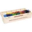 EBERHARD FABER Krijtwas COLORI, houten doos van 100 