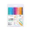 Tombow dubbelpuntstift 'TwinTone' Pastelkleuren