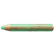 STABILO Crayon multi-talent woody 3-in-1, rond, pastelgroen
