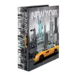 Levermap met New York-motieven - A4 - rug 70 mm - Herma
