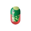 FABER-CASTELL Dubbele puntenslijper 'vis', rood/groen 